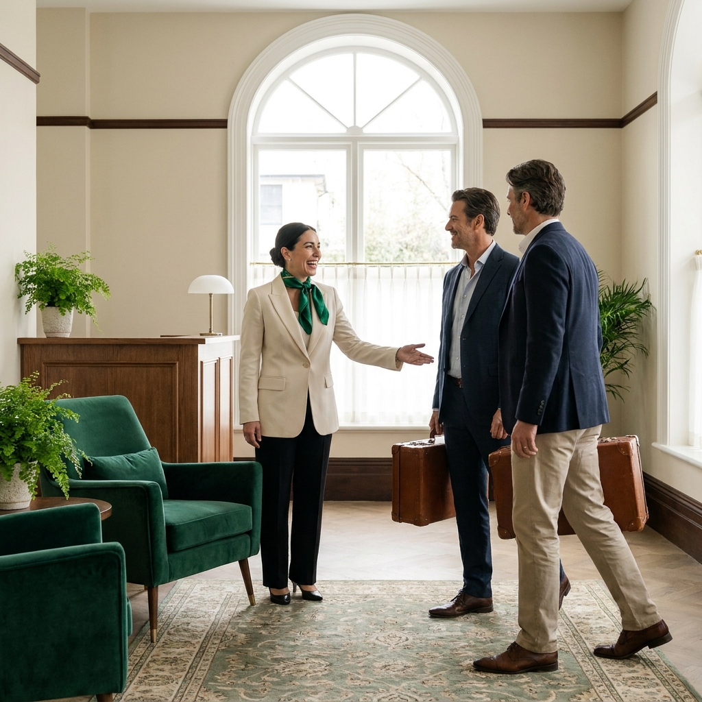 Editorial hospitality portrait