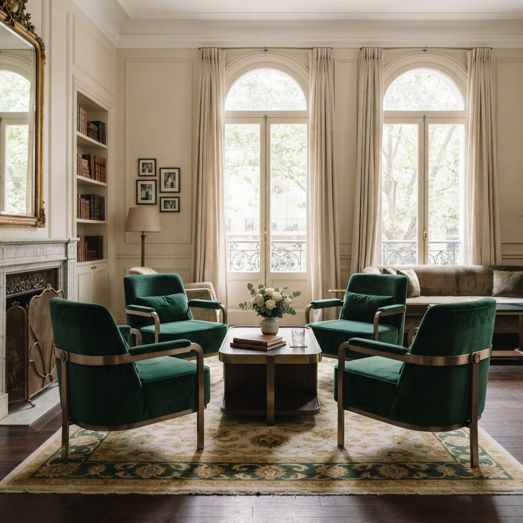 An intimate salon shaped by Argentine character