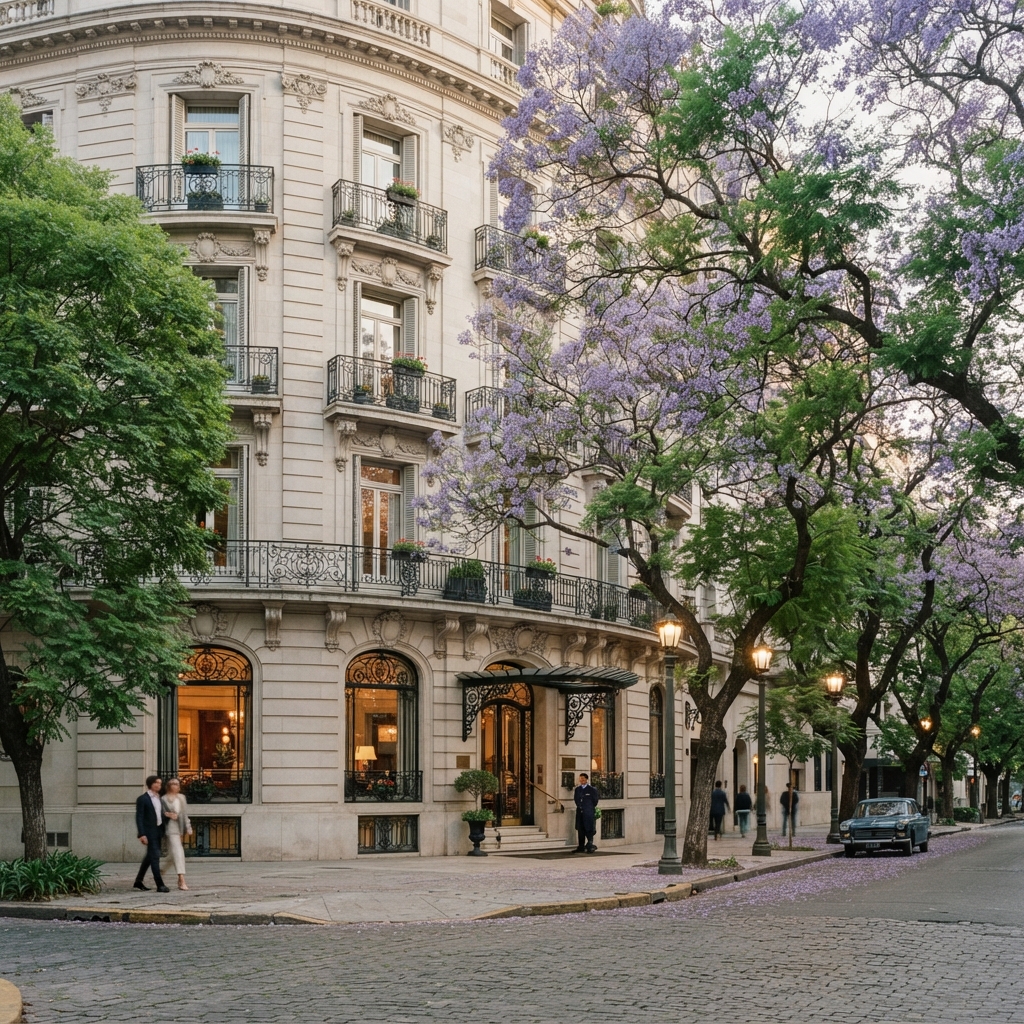 French architecture and private-city elegance