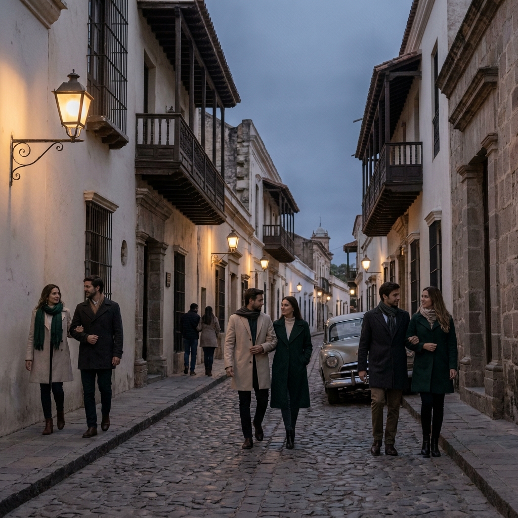 Courtyards, music and high-altitude flavour