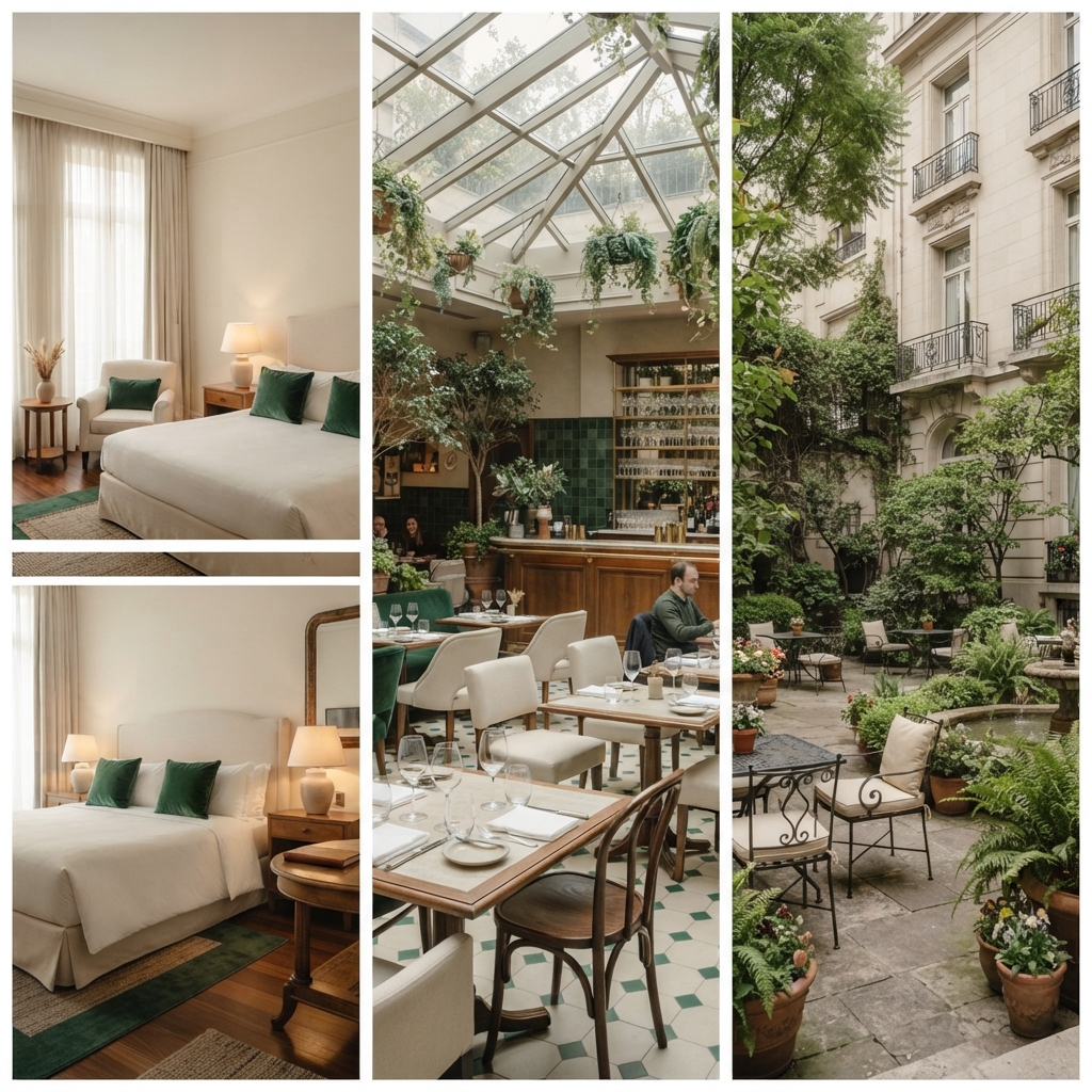 Light-filled suites and quiet terraces